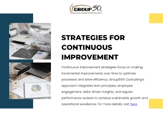 Strategies For Continuous Improvement