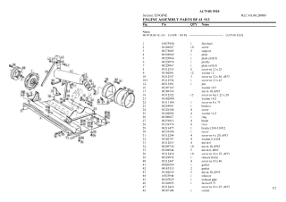 Deutz Fahr actor 5520 Parts Catalogue Manual Instant Download