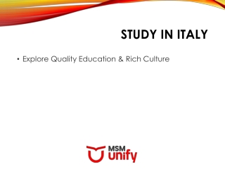 Why Study in Italy? A Top Destination for Students