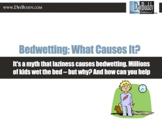 Bed Wetting: What causes it?