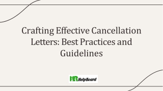 Letter of Cancellation of Contract