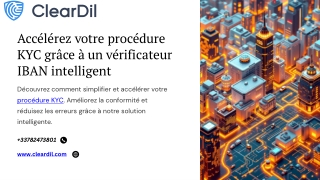 Accelerez votre procedure KYC grace a un verificateur IBAN intelligent