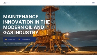 Maintenance Innovation In The Modern Oil And Gas Industry
