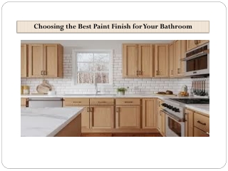 Choosing the Best Paint Finish for Your Bathroom