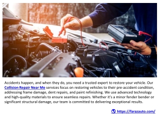 Reliable Collision Repair Services Near You