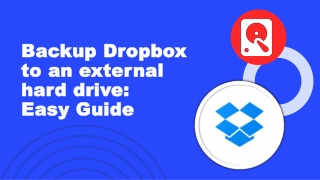 Backup Dropbox to an external hard drive