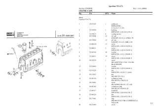 Deutz Fahr agrostar tg 6.71 Parts Catalogue Manual Instant Download