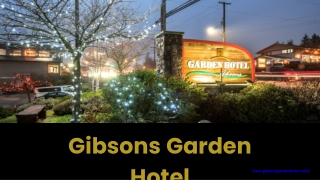 Comfortable & Modern Hotel Rooms in Gibsons, BC – Your Ideal Stay on the Sunshin