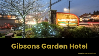 Comfortable & Modern Hotel Rooms in Gibsons, BC – Your Ideal Stay on the Sunshin