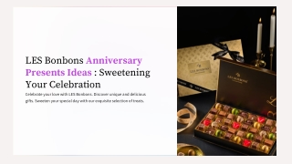 Anniversary Presents Ideas