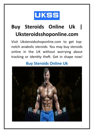 Buy Steroids Online Uk  Uksteroidsshoponline.com