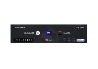 Trực tiếp Hàn Quốc U20 vs Syria U20 14:00, ngày 14/02/2025