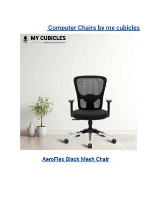 Computer Chairs by my cubicles