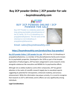 Buy 2CP powder Online 2CP powder For sale - buymdmasafely
