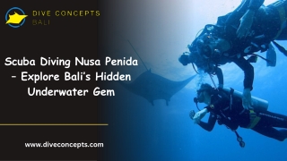 Scuba Diving Nusa Penida – Explore Bali’s Hidden Underwater Gem