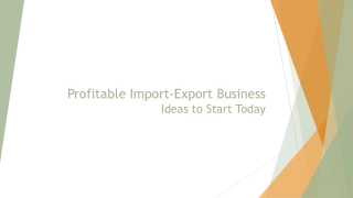 Profitable Import-Export Business Ideas to Start Today