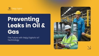 Leak Detection in Oil and Gas A Smart Approach With Rejig Digital’s IoT Solutions