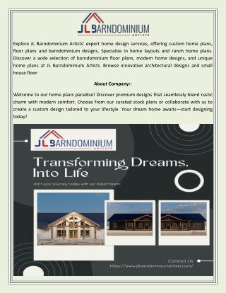 Small house floor plans