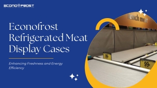 Refrigerated Meat Display Cases