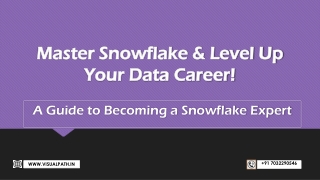 Best Snowflake Online Training Course Snowflake Training