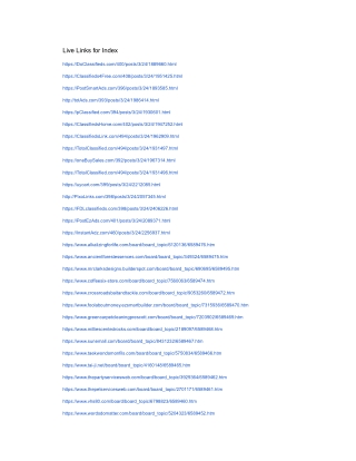 Live Links