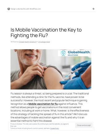 Is Mobile Vaccination the Key to Fighting the Flu