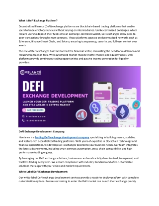 DeFi Exchange Development Explained: Benefits, Revenue Models, and Growth Potent
