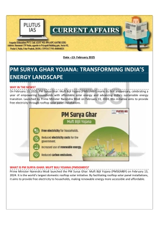 Plutus IAS Current Affairs (ENG) 13_Feb_ 2025