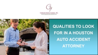 Qualities to Look for in a Houston Auto Accident Attorney
