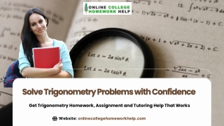 Solve Trigonometry Problems with Confidence