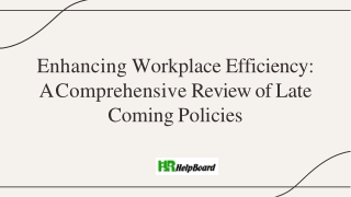 Late Coming Policy for Employees