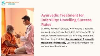 Success Rate Of Ayurvedic Treatment For Infertility