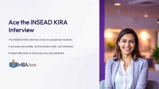 INSEAD Kira Interview: How to Stand Out in the Video Assessment