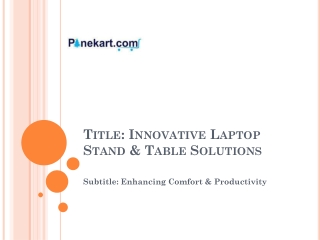 Laptop Stand & Table