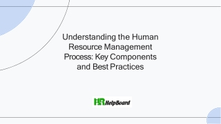 What is Human Resource Management Process