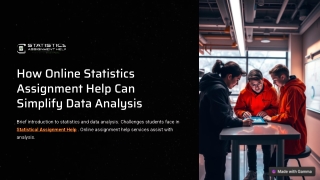 How Online Statistics Assignment Help Can Simplify Data Analysis