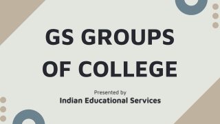 GS Groups of College