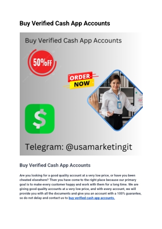 Buy Verified Cash App Accounts