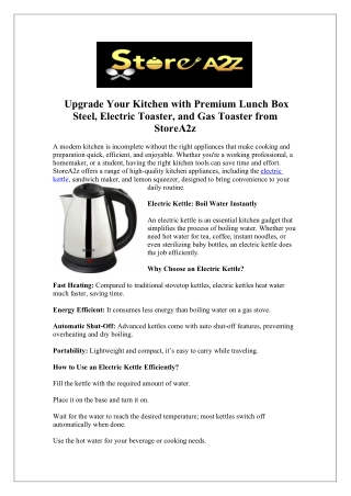 Electric Kettle