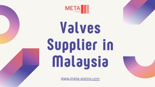 Valves Supplier in Malaysia - meta-piping.com