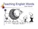 Teaching English Words