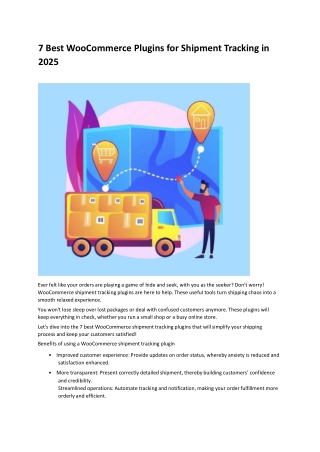 7 Best WooCommerce Plugins for Shipment Tracking in 2025