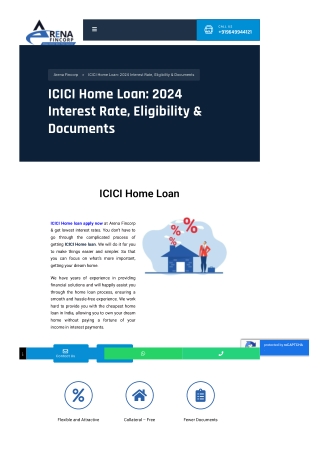 icici home loan charges