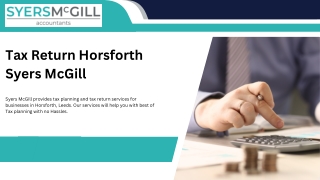 Tax Return Horsforth Syers McGill