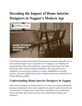 home interior designers in nagpur