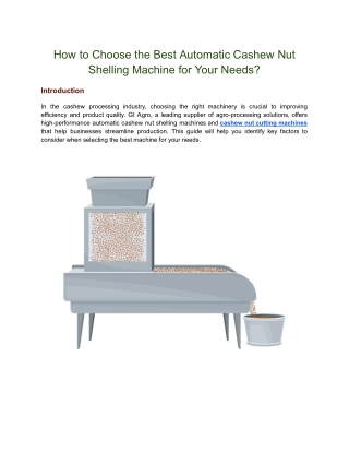 Raw Cashew Shelling Machine, Automatic Cashew Nut Cutting Machines Manufacturers