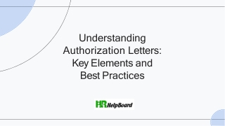 Authorization Letter Sample