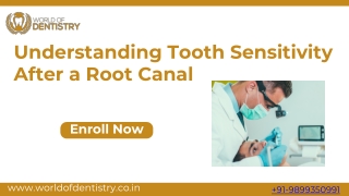 Understanding Tooth Sensitivity After a Root Canal