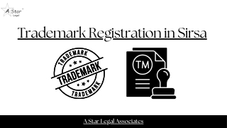 Trademark Registration in Sirsa