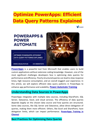 PowerApps Training in Chennai | Power Automate Training